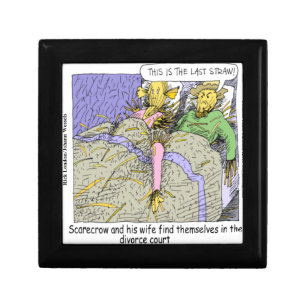 Why Scarecrows Divorce Funny Gift Box