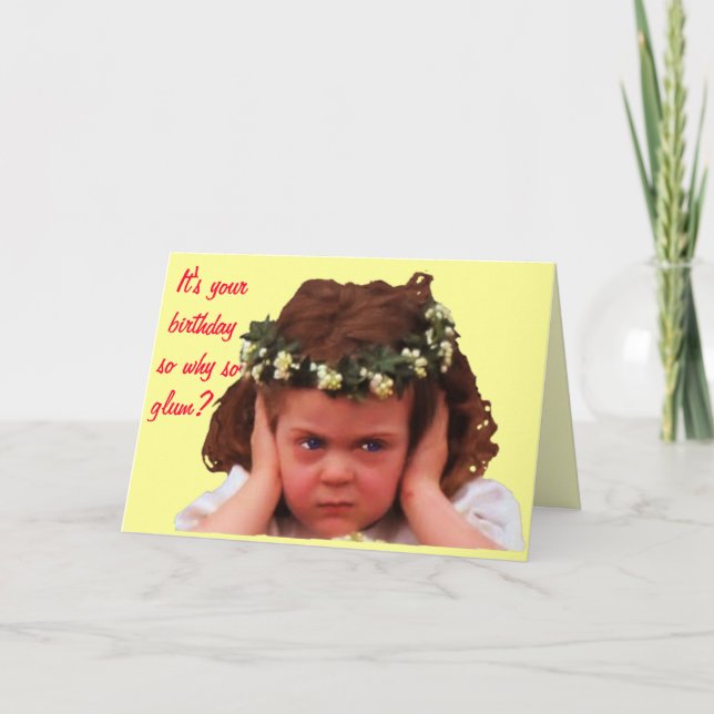 Why So Glum? Card (Front)