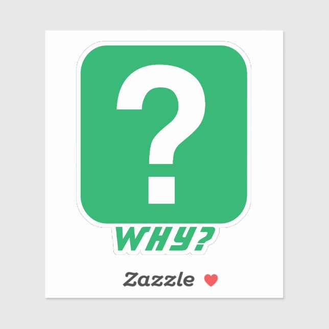 Why?  sticker (Sheet)