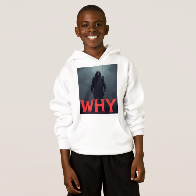 WHY T-Shirt Hoodie (Front Full)