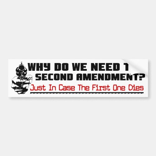 Why The 2nd Amendment Bumper Sticker