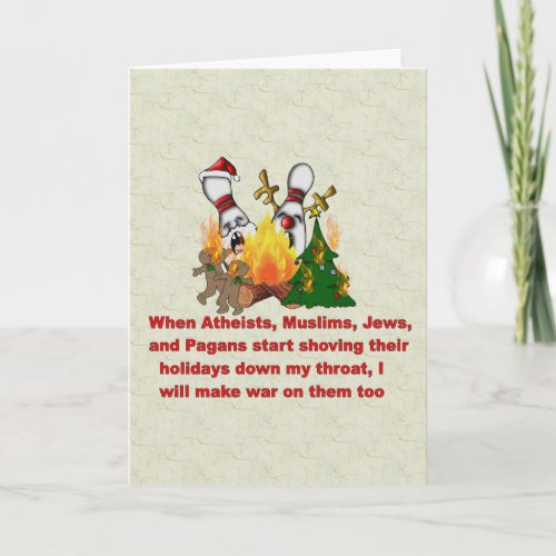 Why Theres War On Christmas Holiday Card