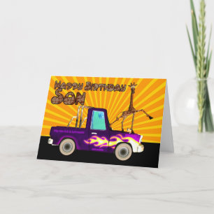 Why this Giraffe is like Grease Lightning, Card