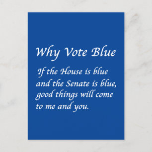 Why Vote Blue in 2026 Postcard