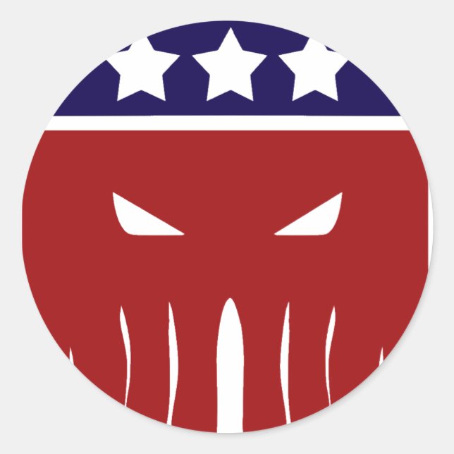 Why Vote for the Lesser Evil? Classic Round Sticker (Front)