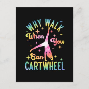 Why Walk When You Can Cartwheel Enclosure Card