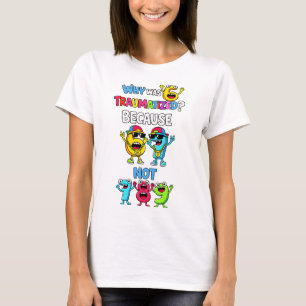 Why Was 6 Traumatized Funny Math T Shirt