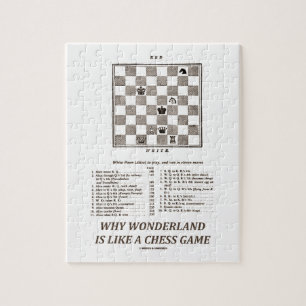 Why Wonderland Is Like A Chess Game (Preface) Jigsaw Puzzle