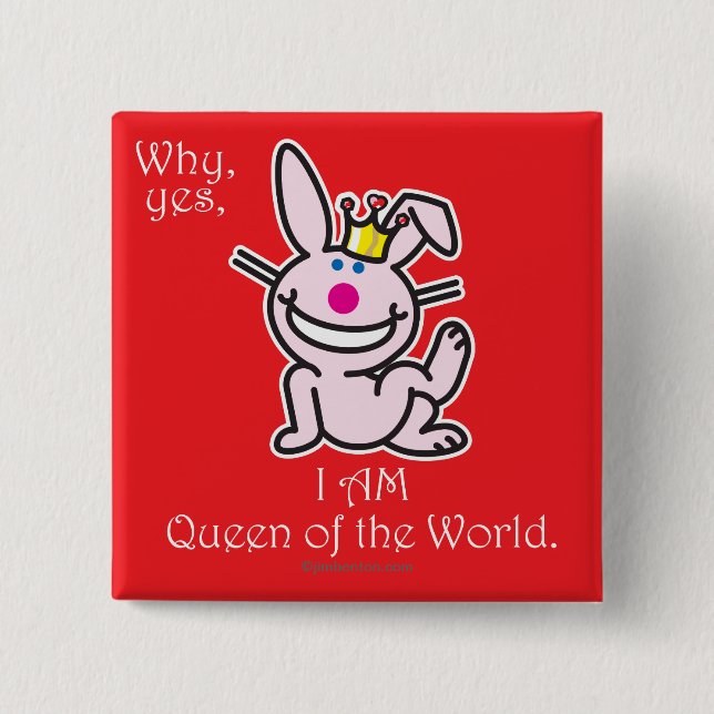 Why Yes Button (Front)