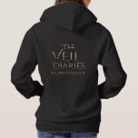 #whychoose The Veil Diaries Graphic Backside Hoodie at Zazzle