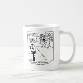 Why's the Doctor's Signature Legible? Coffee Mug