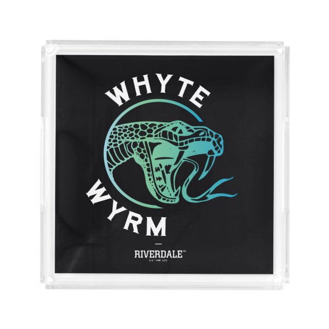 Whyte Wyrm Logo Acrylic Tray (Front)