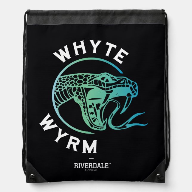 Whyte Wyrm Logo Drawstring Bag (Front)