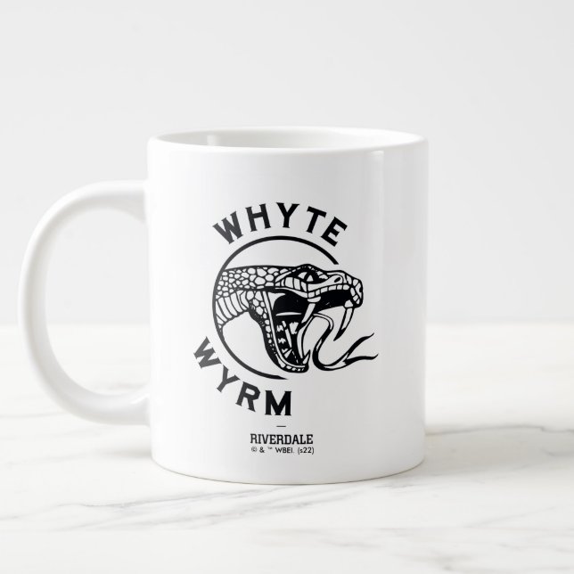 Whyte Wyrm Logo Giant Coffee Mug (Left)