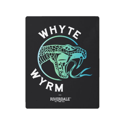 Whyte Wyrm Logo Metal Print