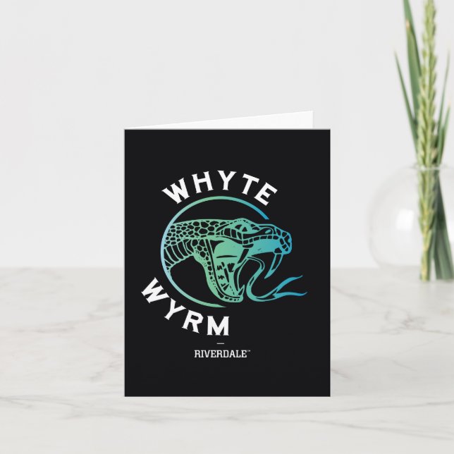 Whyte Wyrm Logo Note Card (Front)
