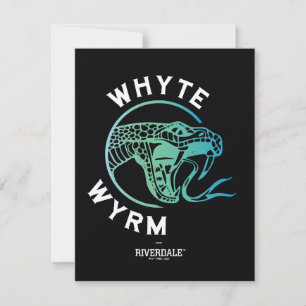 Whyte Wyrm Logo Note Card