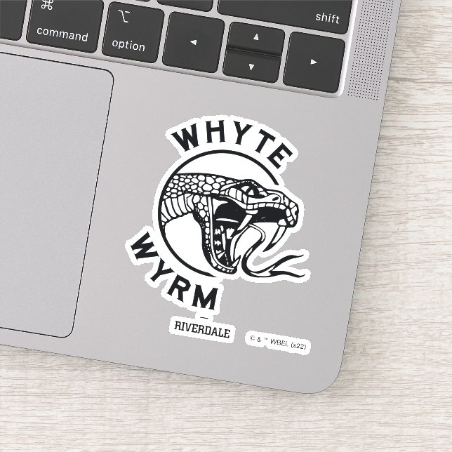 Whyte Wyrm Logo Sticker (Detail)