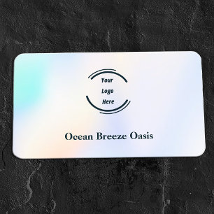 Wi-Fi Internet Guest Password Custom Logo Business Card