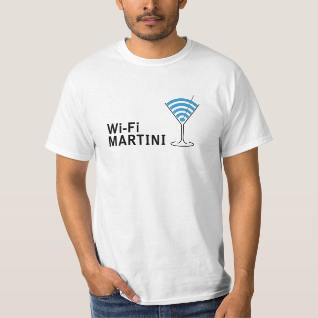 wi-fi martini T-Shirt (Front)