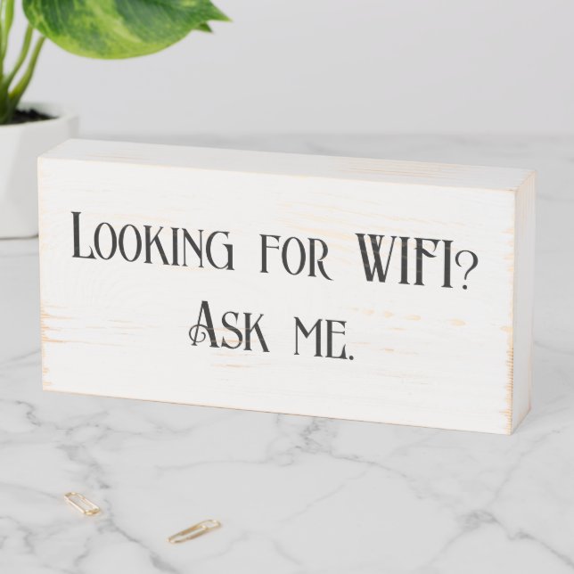 WI-FI Small Business Boutique Display Sign (In Situ Horizontal)