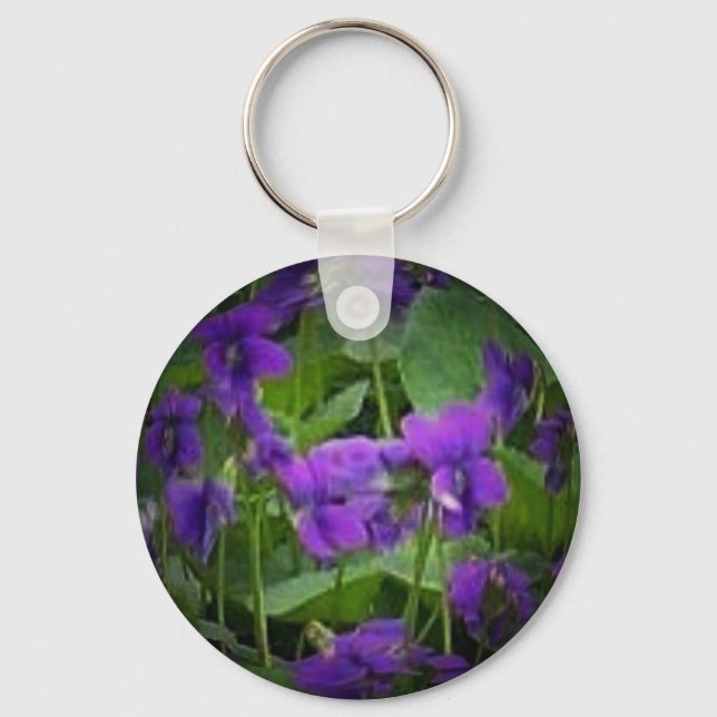 WI Wood Violet Spotlight Keychain (Front)