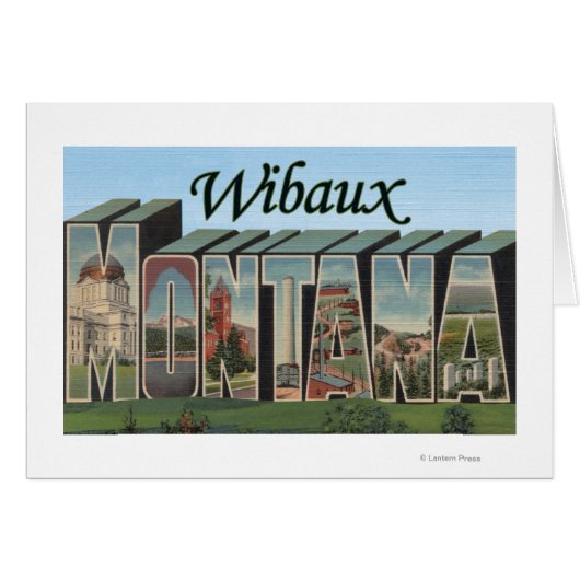 Wibaux, Montana Cards (Front Horizontal)