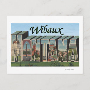 Wibaux, Montana Postcard