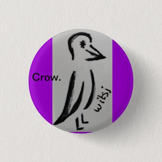 wicca kids button (Front)