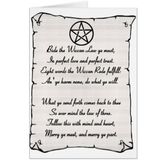 Wicca Reade Cards