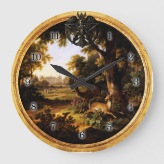 Wicca Rustica: The Hunt Large Clock