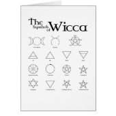 Wicca Symbols Card (Front)