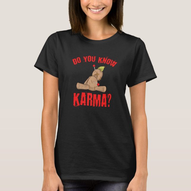 Wicca Witchcraft Voodoo Spells Halloween  Voodoo D T-Shirt (Front)