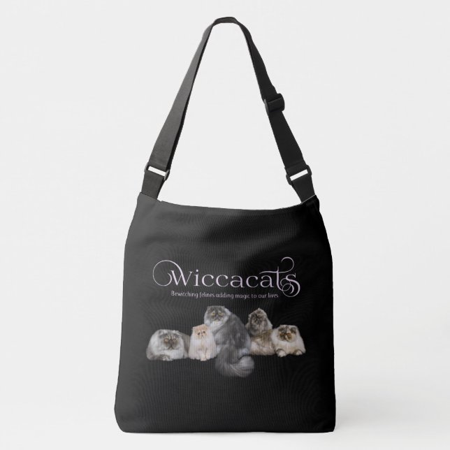 WiccaCats LARGE tote bag (Front)