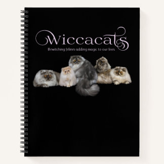 WiccaCats spiral notebook