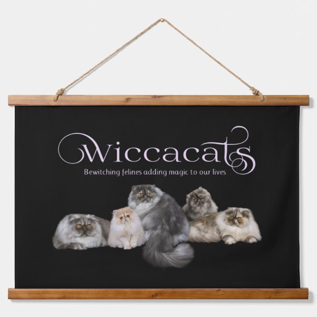 WiccaCats tapestry (Front)