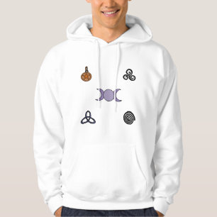 Wiccan and Pagan Symbols Hoodie