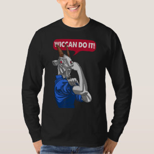 Wiccan Do It  Baphomet Goat Satanic Occult Gothic  T-Shirt