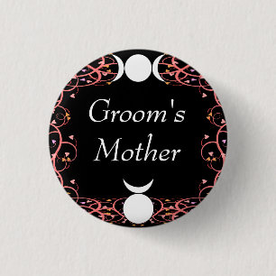 Wiccan God & Goddess Groom's Mother Pin