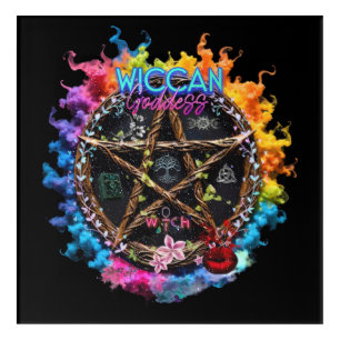 Wiccan Goddess Acrylic Wall Art