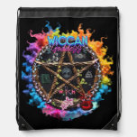 Wiccan Goddess Drawstring Tote  Drawstring Bag