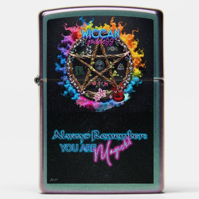 Wiccan Goddess Lighter (Front)