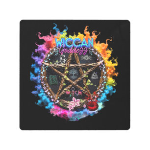 Wiccan Goddess Metal Wall Art