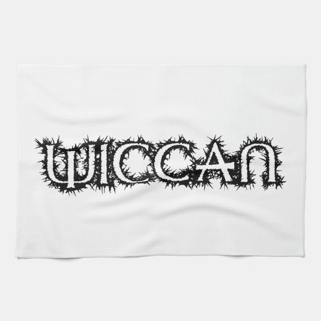 Wiccan Kitchen Towel (Horizontal)