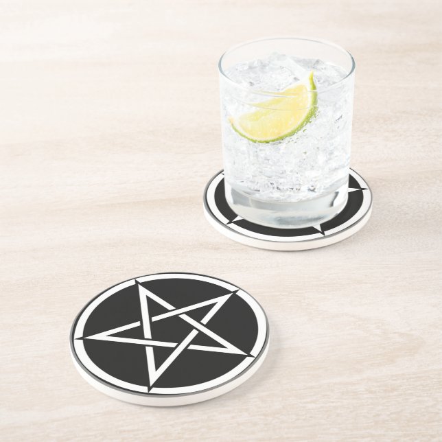 Wiccan & Magick Pentagram Pentacle - M1 Coaster (Side)