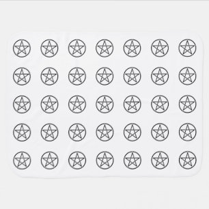 Wiccan Pentacle (Pentagram) Baby Blanket