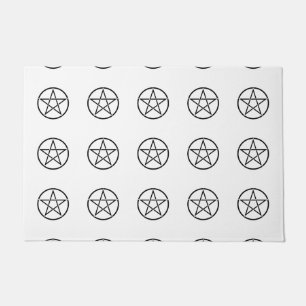 Wiccan Pentacle (Pentagram) Doormat