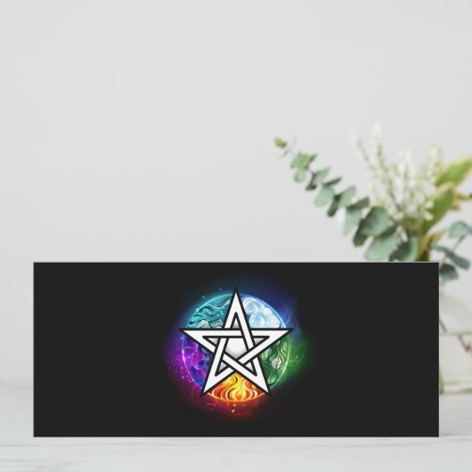 Wiccan pentagram (Standing Front)