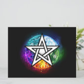 Wiccan pentagram (Standing Front)