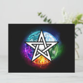 Wiccan pentagram (Standing Front)